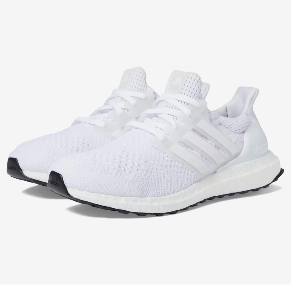 Adidas Ultraboost White Knit Running Sneakers